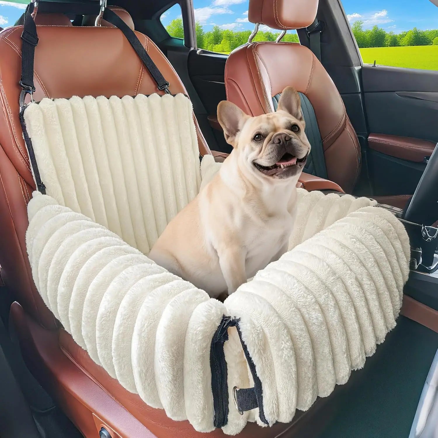 6-in-1 Dog Car Seat for Small/Medium Dogs