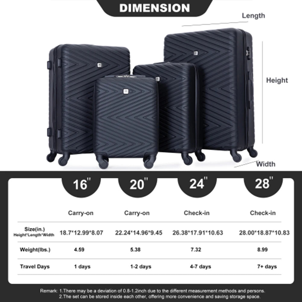 Luggage set 4-Piece