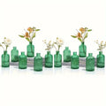 12 Pack Glass Bud Vases,